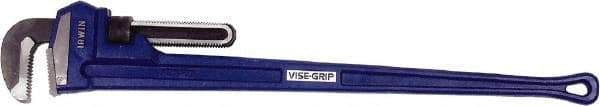 Irwin - 48" Cast Iron Straight Pipe Wrench - 6" Pipe Capacity - Apex Tool & Supply