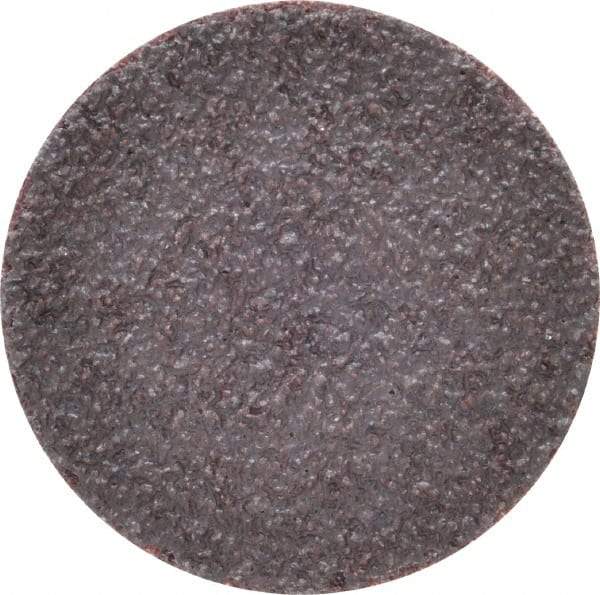 Norton - 2" Disc Diam, 36 Grit, Aluminum Oxide Quick Change Disc - Type R Attaching System, Coated, Brown, Very Coarse Grade, 25,000 RPM, R228 Series - Apex Tool & Supply