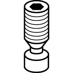 Kennametal - Torx Cap Screw for Indexables - M2.5 Thread, For Use with Inserts - Apex Tool & Supply