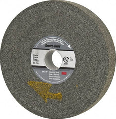 3M - 6" Diam, 1" Face Width, 1" Center Hole, Fine Grade, Silicon Carbide Deburring Wheel - Convolute, Extra Hard Density 9 Grade, 6,000 RPM - Apex Tool & Supply