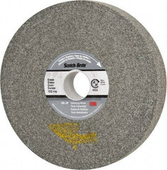 3M - 6" Diam, 1" Face Width, 1" Center Hole, Fine Grade, Silicon Carbide Deburring Wheel - Convolute, Hard Density 10 Grade, 6,000 RPM - Apex Tool & Supply