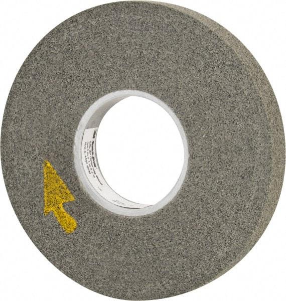 3M - 8" Diam, 1" Face Width, 3" Center Hole, Fine Grade, Silicon Carbide Deburring Wheel - Convolute, Hard Density 11 Grade, 4,500 RPM - Apex Tool & Supply