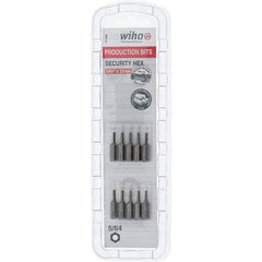 Wiha - 25mm Hex Screwdriver Bit - 1/4" Drive, 1" OAL - Apex Tool & Supply