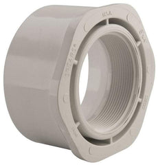 Value Collection - 6 x 4" PVC Plastic Pipe Bushing - Schedule 40, Spig x FIPT End Connections - Apex Tool & Supply