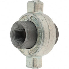 Made in USA - Size 3/4", Class 3,000, Forged Carbon Steel Black Pipe Lug Union - 3,000 psi, Threaded End Connection - Apex Tool & Supply