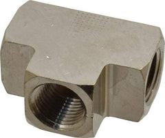 Value Collection - 1/2" Internal Pipe, Brass Union Tee - FNPT - Apex Tool & Supply