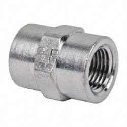 Value Collection - 1/8" Internal Pipe, Brass Coupling - FNPT - Apex Tool & Supply