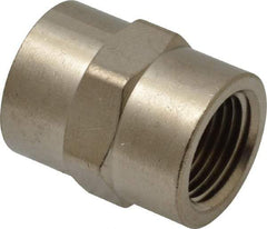 Value Collection - 3/8" Internal Pipe, Brass Coupling - FNPT - Apex Tool & Supply