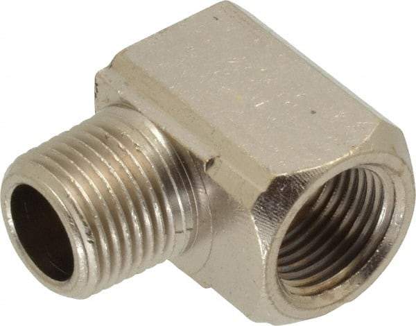 Value Collection - 3/8" Internal Pipe, Brass 90° Street Elbow - FNPT x MNPT - Apex Tool & Supply