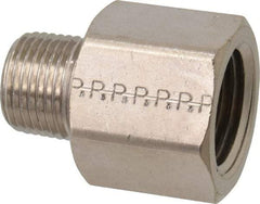 Value Collection - 1/2 x 3/8" Internal Pipe, Brass Adapter - FNPT x MNPT - Apex Tool & Supply