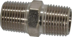 Value Collection - 1/2" Internal Pipe, Brass Hex Nipple - MNPT - Apex Tool & Supply