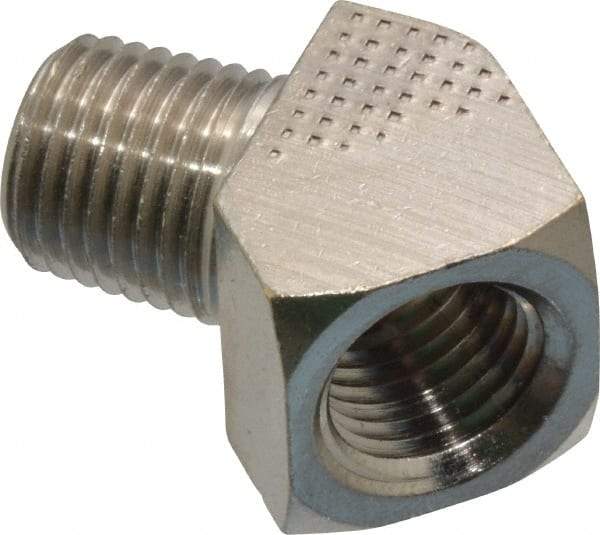 Value Collection - 1/4" Internal Pipe, Brass 45° Street Elbow - FNPT x MNPT - Apex Tool & Supply