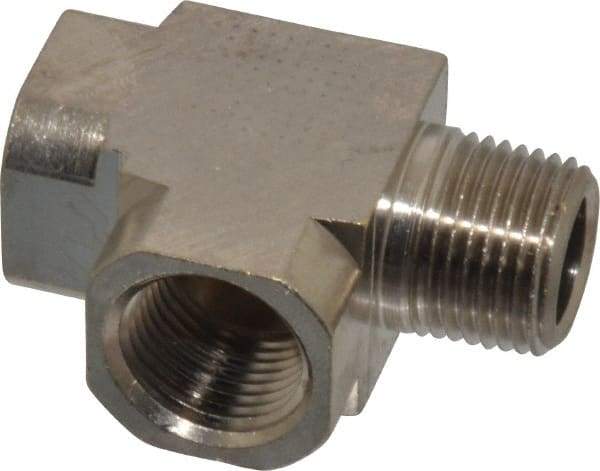 Value Collection - 3/8" Internal Pipe, Brass Street Tee - FNPT x MNPT - Apex Tool & Supply