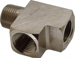 Value Collection - 1/2" Internal Pipe, Brass Street Tee - FNPT x MNPT - Apex Tool & Supply