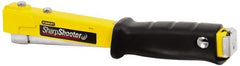 Stanley - Manual Hammer Tacker - 1/4, 5/16, 3/8" Staples, Yellow & Black, Steel - Apex Tool & Supply