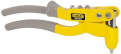 Stanley - Right Angle Head Hand Riveter - 3/32 to 3/16" Rivet Capacity, 10" OAL - Apex Tool & Supply