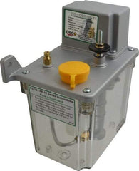 Trico - 2 L Reservoir Capacity, 3-6 cc Output per Cycle, 12-24 cc Output per Hour, Central Lubrication System Electric Pump - 15 min Interval Between Cycles, 130mm Wide x 225mm High, 110 Volt, Oil, 5/16-24 Outlet Thread - Apex Tool & Supply