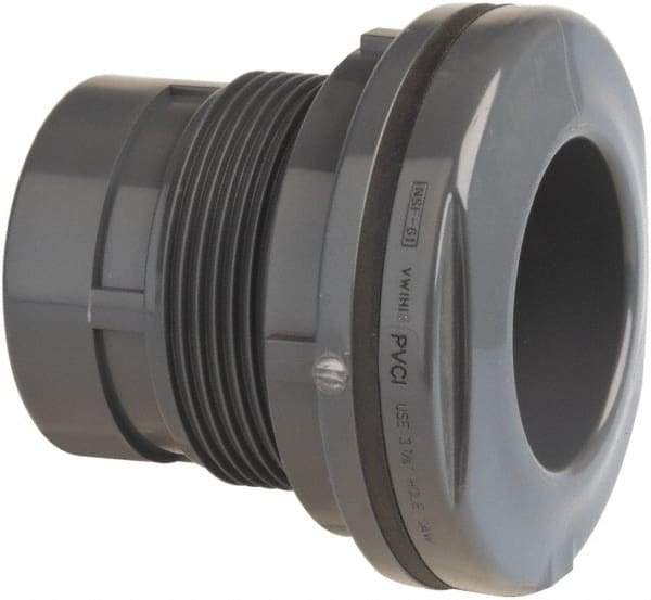 Value Collection - 2-1/2" PVC Plastic Pipe Tank Adapter - Schedule 80, Soc x Fipt End Connections - Apex Tool & Supply
