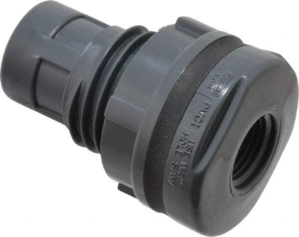 Value Collection - 1/2" PVC Plastic Pipe Tank Adapter - Schedule 80, FIPT x FIPT End Connections - Apex Tool & Supply