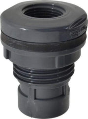 Value Collection - 1" PVC Plastic Pipe Tank Adapter - Schedule 80, FIPT x FIPT End Connections - Apex Tool & Supply
