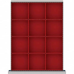 LISTA - 12-Compartment Drawer Divider Layout for 3.15" High Drawers - Apex Tool & Supply