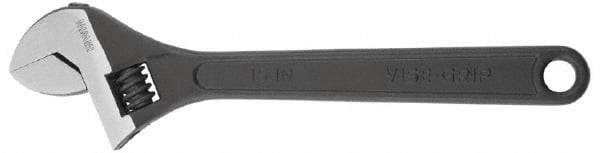 Irwin - 1-3/4" Jaw Capacity, 15" Standard Adjustable Wrench - Chrome Vanadium Steel, Chrome Finish - Apex Tool & Supply