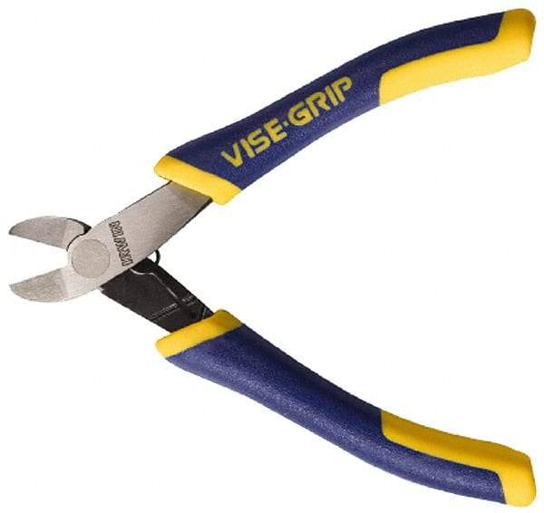 Irwin - 4-1/2" OAL, Diagonal Cutter - 1/2" Jaw Length, Diagonal Head, ProTouch Handle - Apex Tool & Supply