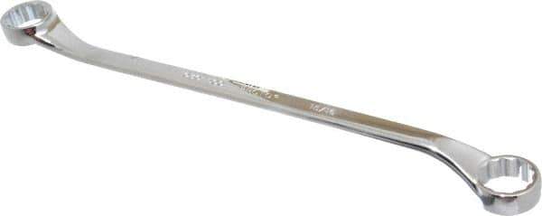 Proto - 15/16" x 1" 12 Point Offset Box Wrench - Double End, 1-21/64" Head Diam x 35/64" Head Thickness, 14-3/8" OAL, Steel, Black Finish, 7.5° Offset - Apex Tool & Supply