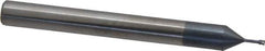 Carmex - #2-56, #3-56 UNC, UNF, 0.065" Cutting Diam, 3 Flute, Solid Carbide Helical Flute Thread Mill - Internal Thread, 0.17" LOC, 2-1/2" OAL, 1/4" Shank Diam - Apex Tool & Supply