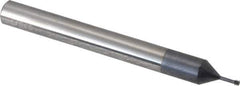 Carmex - M2x0.40 Metric Coarse, 0.061" Cutting Diam, 3 Flute, Solid Carbide Helical Flute Thread Mill - Internal Thread, 0.18" LOC, 2-1/2" OAL, 1/4" Shank Diam - Apex Tool & Supply