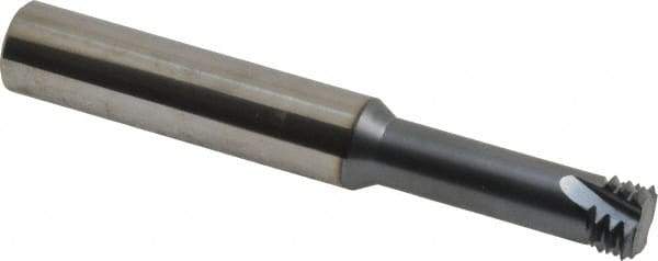 Carmex - M16x2.00 Thread, 1/2" Shank Diam, TiAlN Coating, Solid Carbide Straight Flute Thread Mill - 4 Flutes, 3-1/2" OAL - Apex Tool & Supply