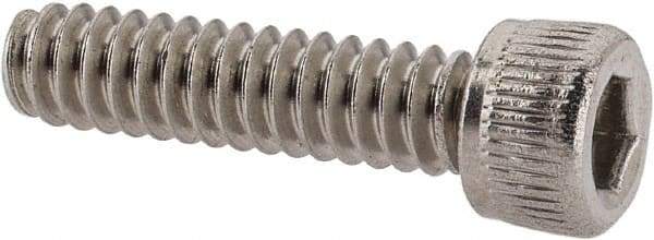 Value Collection - #6-32 UNC Hex Socket Drive, Socket Cap Screw - Grade 18-8 Stainless Steel, Uncoated, 9/16" Length Under Head - Apex Tool & Supply
