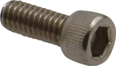 Value Collection - #8-32 UNC Hex Socket Drive, Socket Cap Screw - Grade 18-8 Stainless Steel, Uncoated, 7/16" Length Under Head - Apex Tool & Supply