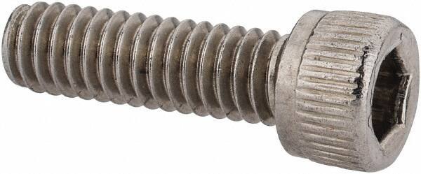 Value Collection - #8-32 UNC Hex Socket Drive, Socket Cap Screw - Grade 18-8 Stainless Steel, Uncoated, 9/16" Length Under Head - Apex Tool & Supply