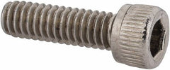 Value Collection - #8-32 UNC Hex Socket Drive, Socket Cap Screw - Grade 18-8 Stainless Steel, Uncoated, 9/16" Length Under Head - Apex Tool & Supply