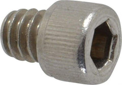 Value Collection - 1/4-20 UNC Hex Socket Drive, Socket Cap Screw - Grade 18-8 Stainless Steel, Uncoated, 1/4" Length Under Head - Apex Tool & Supply