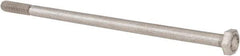 Value Collection - 1/4-20 UNC, 5-1/2" Length Under Head Hex Head Cap Screw - Partially Threaded, Grade 18-8 Stainless Steel, Uncoated, 7/16" Hex - Apex Tool & Supply