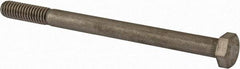 Value Collection - 5/16-18 UNC, 4-1/4" Length Under Head Hex Head Cap Screw - Partially Threaded, Grade 18-8 Stainless Steel, Uncoated, 1/2" Hex - Apex Tool & Supply