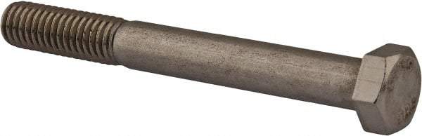 Value Collection - 3/8-16 UNC, 3-1/4" Length Under Head Hex Head Cap Screw - Partially Threaded, Grade 18-8 Stainless Steel, Uncoated, 9/16" Hex - Apex Tool & Supply