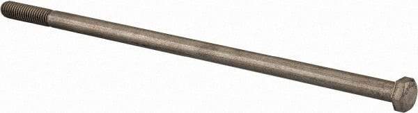 Value Collection - 3/8-16 UNC, 9-1/2" Length Under Head Hex Head Cap Screw - Partially Threaded, Grade 18-8 Stainless Steel, Uncoated, 9/16" Hex - Apex Tool & Supply