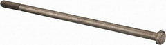 Value Collection - 3/8-16 UNC, 9-1/2" Length Under Head Hex Head Cap Screw - Partially Threaded, Grade 18-8 Stainless Steel, Uncoated, 9/16" Hex - Apex Tool & Supply