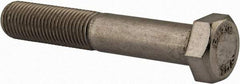 Value Collection - 3/8-24 UNF, 2-1/4" Length Under Head Hex Head Cap Screw - Partially Threaded, Grade 18-8 Stainless Steel, Uncoated, 9/16" Hex - Apex Tool & Supply