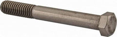 Value Collection - 7/16-14 UNC, 3-1/2" Length Under Head Hex Head Cap Screw - Partially Threaded, Grade 18-8 Stainless Steel, Uncoated, 5/8" Hex - Apex Tool & Supply