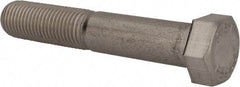 Value Collection - 7/16-20 UNF, 2-1/2" Length Under Head Hex Head Cap Screw - Partially Threaded, Grade 18-8 Stainless Steel, Uncoated, 5/8" Hex - Apex Tool & Supply