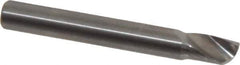 Onsrud - 1/4" Cutting Diam x 3/8" Length of Cut, 1 Flute, Upcut Spiral Router Bit - Uncoated, Right Hand Cut, Solid Carbide, 2" OAL x 1/4" Shank Diam, Single Edge, 22° Helix Angle - Apex Tool & Supply