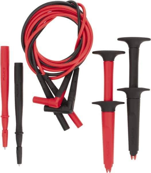 Fluke - Black/Red Electrical Test Equipment Leads Set - Apex Tool & Supply