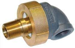 Barco - 2-1/2" Pipe, 2-1/2" Flange Thickness, 90° Casing, Straight Ball Swivel Joint - Bronze Ball & Nut with Iron Body, 340 psi Water, 240 psi Steam, Size Code 08, NPT Ends - Apex Tool & Supply