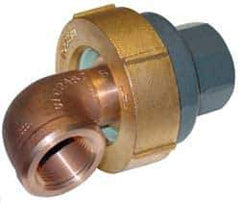 Barco - 2-1/2" Pipe, 2-1/2" Flange Thickness, Straight Casing, 90° Ball Swivel Joint - Bronze Ball & Nut with Iron Body, 340 psi Water, 240 psi Steam, Size Code 08, NPT Ends - Apex Tool & Supply
