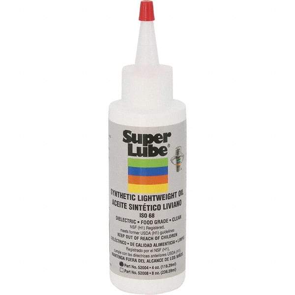 Synco Chemical - 4 oz Bottle Synthetic Lubricant - Translucent, -40°F to 500°F, Food Grade - Apex Tool & Supply