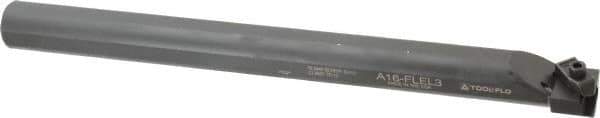Tool-Flo - Internal Thread, Left Hand Cut, 1" Shank Width x 1" Shank Height Indexable Threading Toolholder - 12" OAL, FL 3R Insert Compatibility, A16 Toolholder, Series Flo-Lock - Apex Tool & Supply